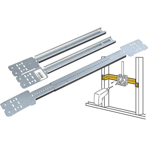 expandable electrical box support bracket